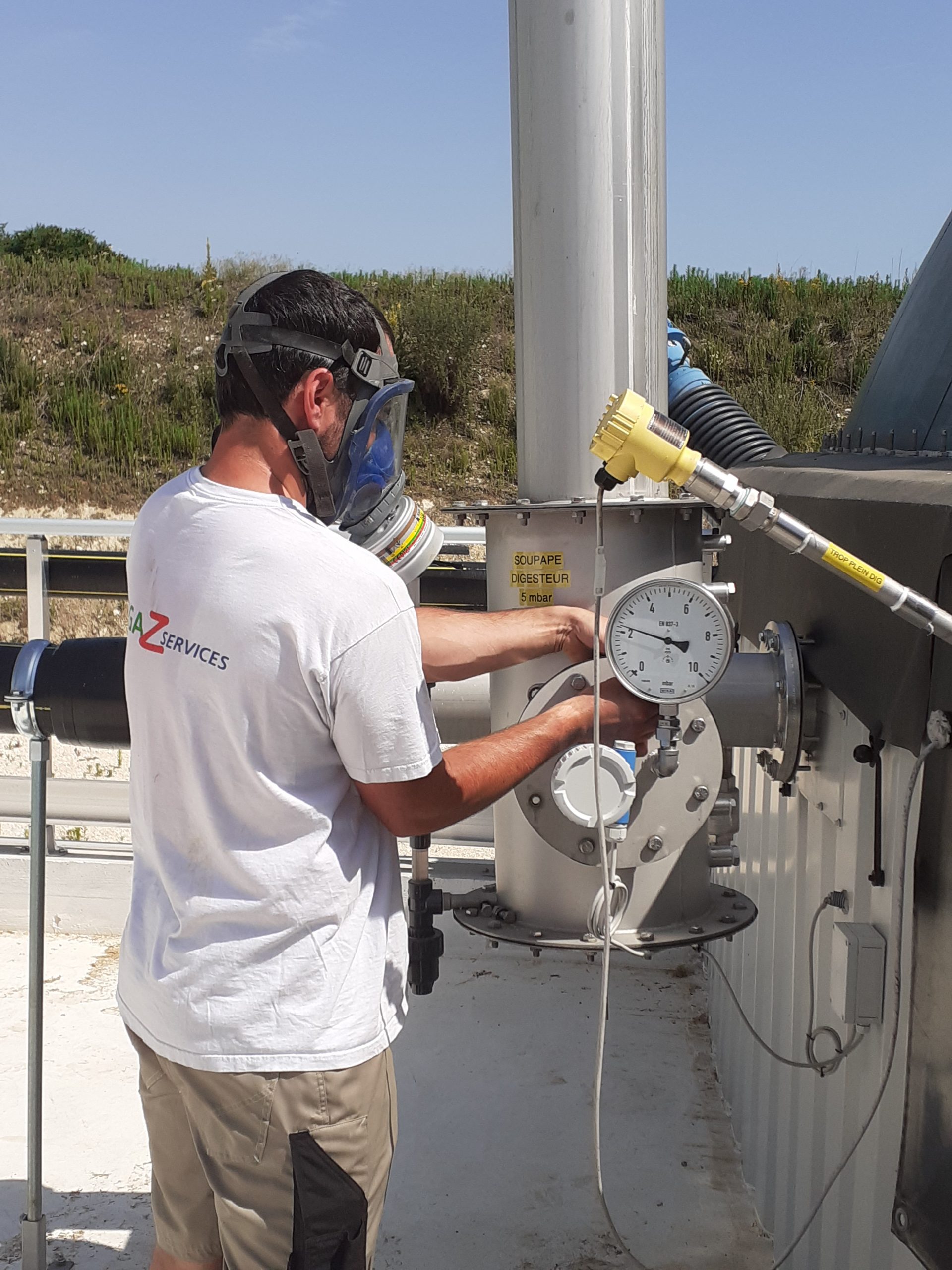 Kévin sur chantier